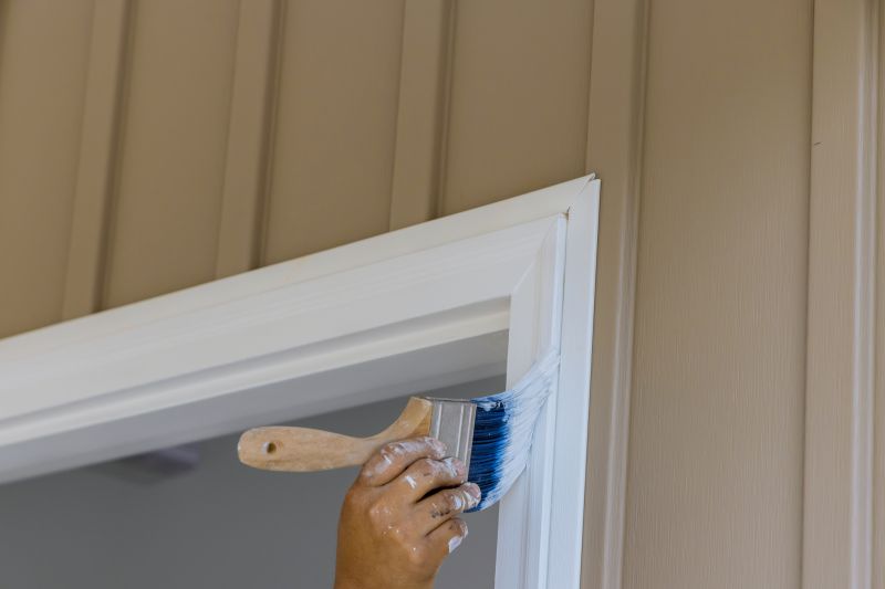Detailed trim painting