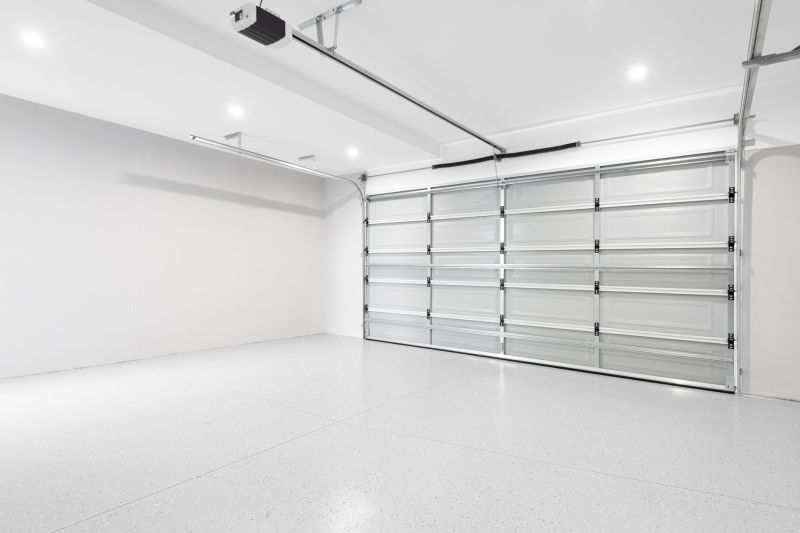 Garage and driveway area